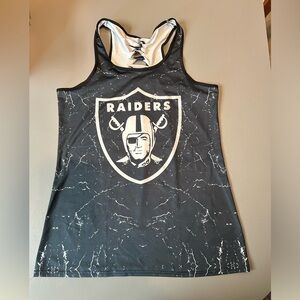 Women’s Las Vegas Raiders tank with detail in back. Size XL